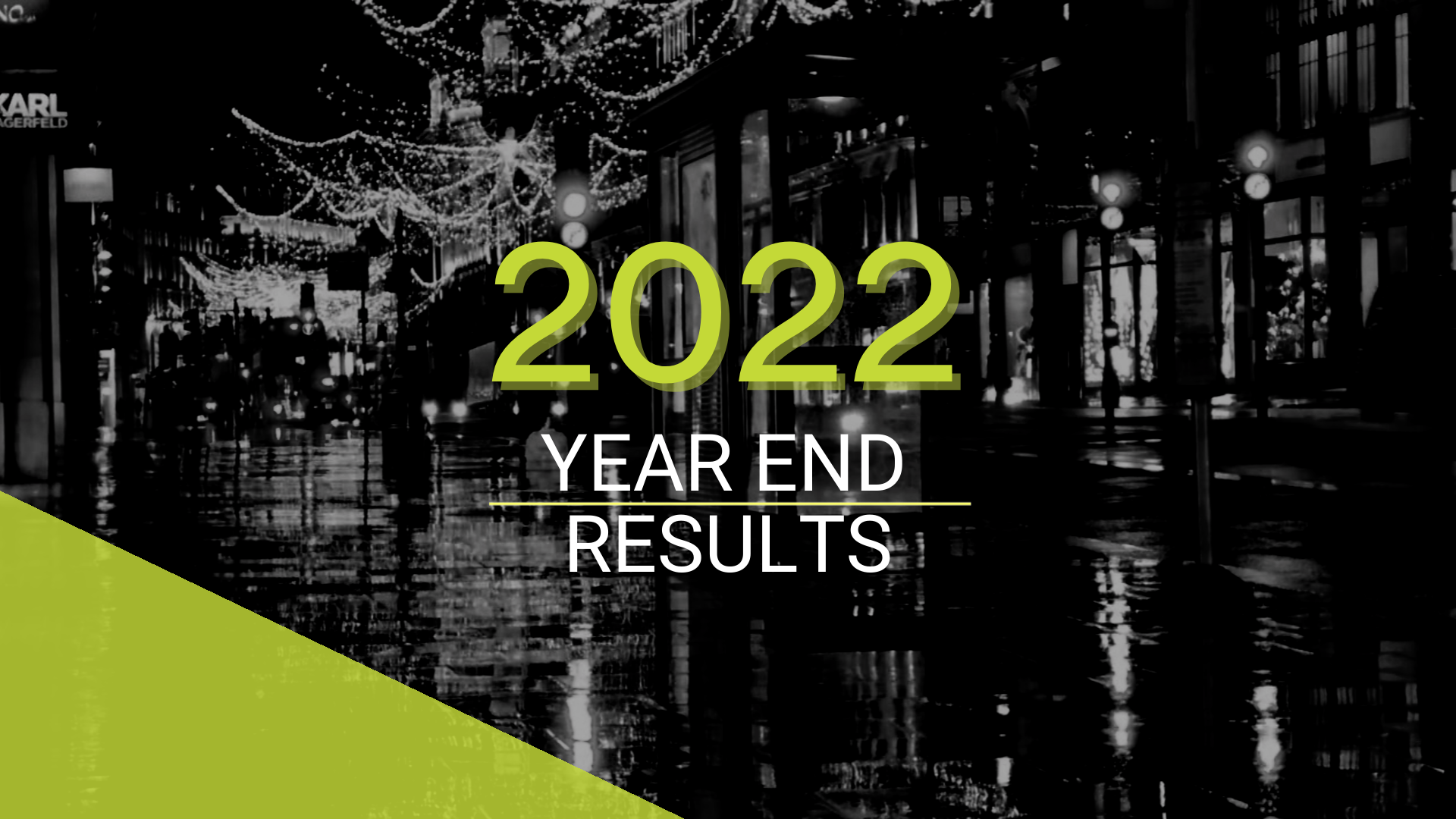 Year-End Results 2022… A Year In Numbers!